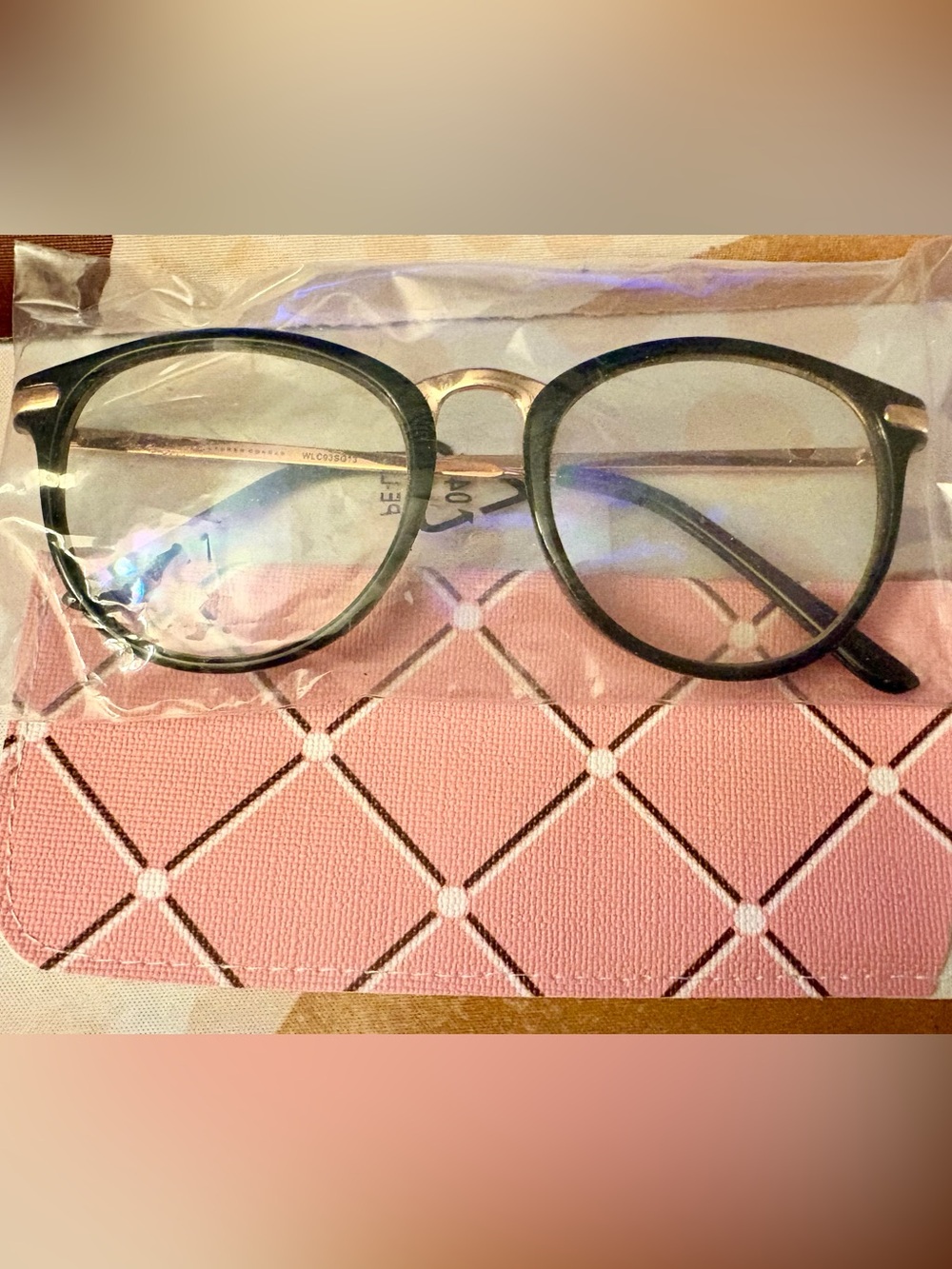 Lauren Conrad glasses, blue light protection with case